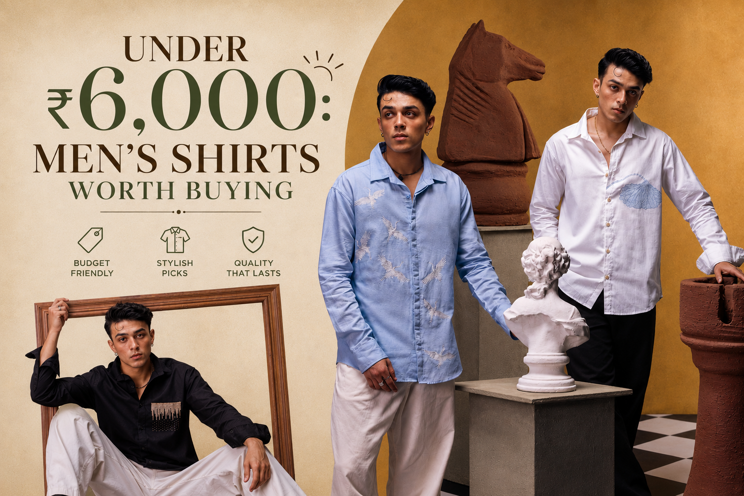 Under ₹6,000: Men’s Shirts Worth Buying