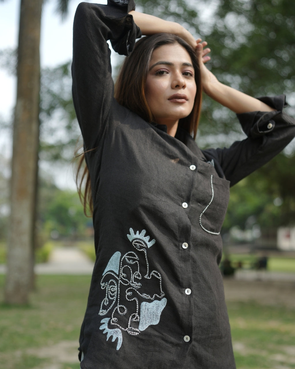 Midnight Moody Persona Shirt - vanshika&sakshi