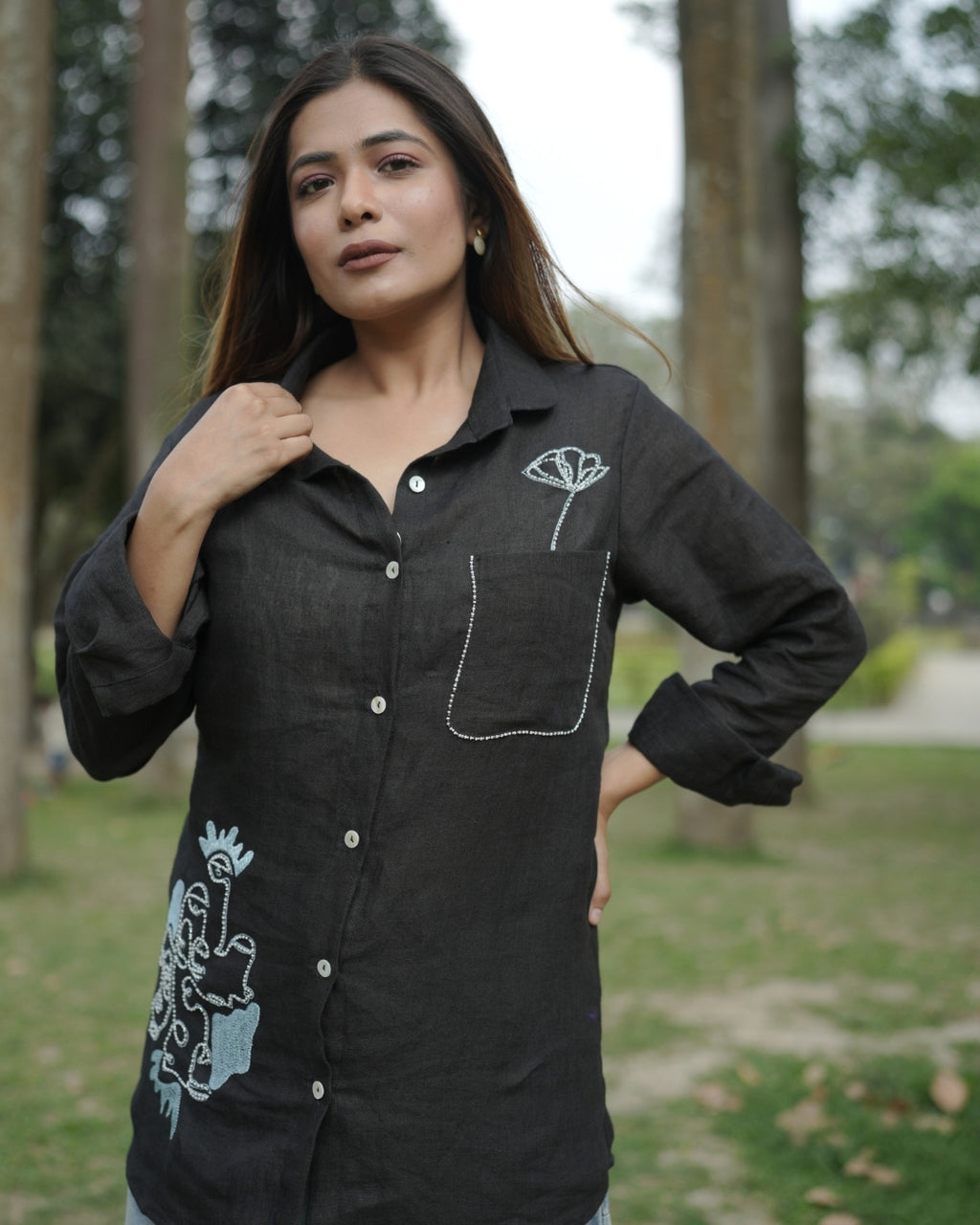 Midnight Moody Persona Shirt - vanshika&sakshi