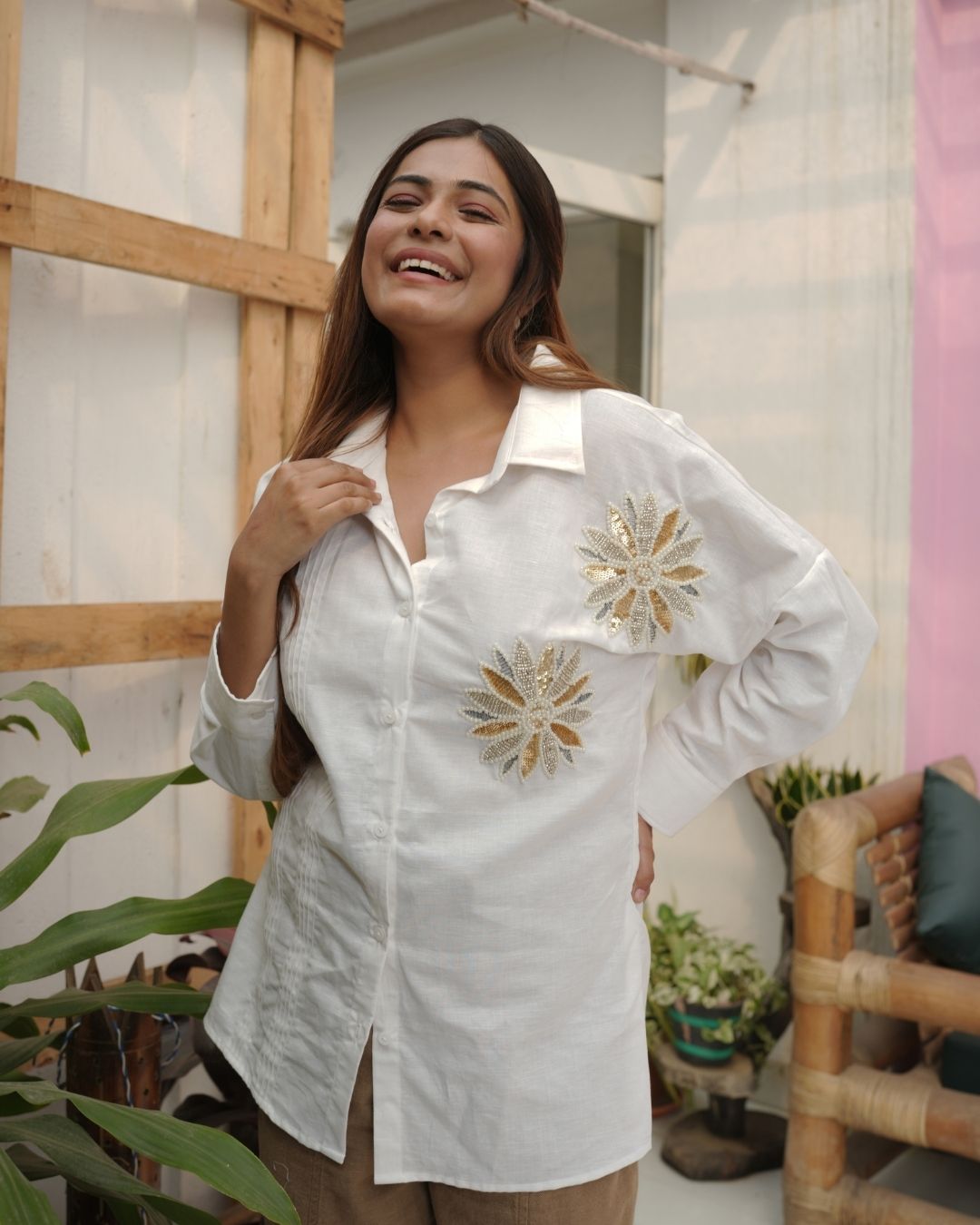 Floral Affair Shirt - vanshika&sakshi