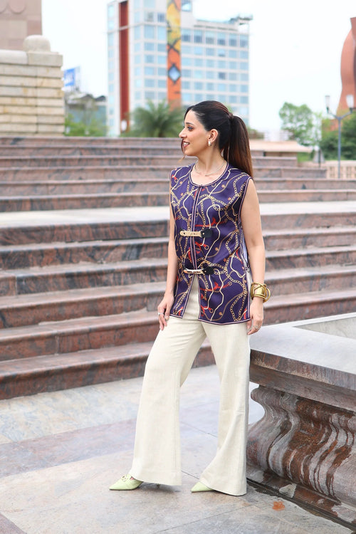 Priyanka Singh In our Chain Mirage Top - vanshika&sakshi