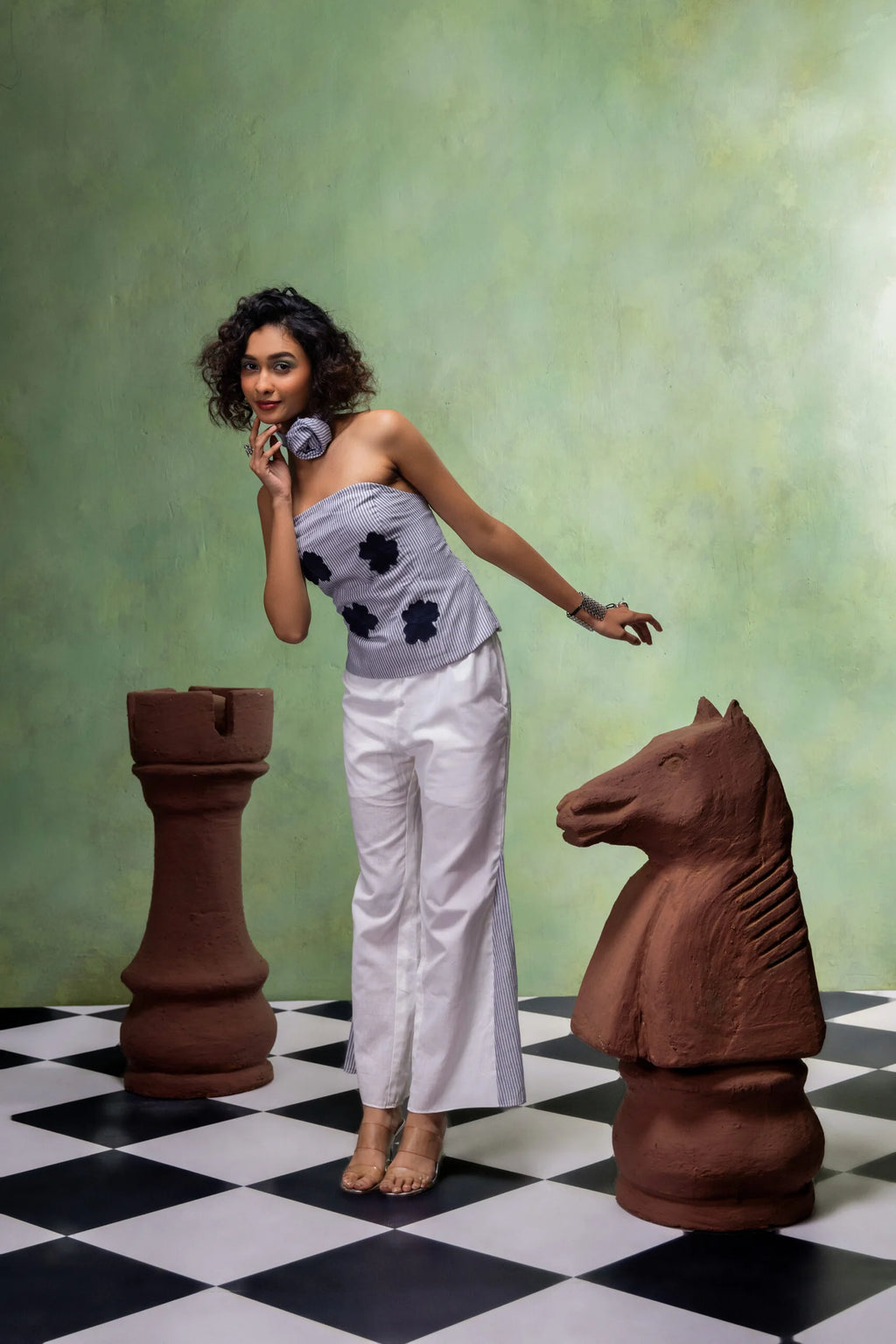 Tanisha In Our Stria Flora Set - vanshika&sakshi