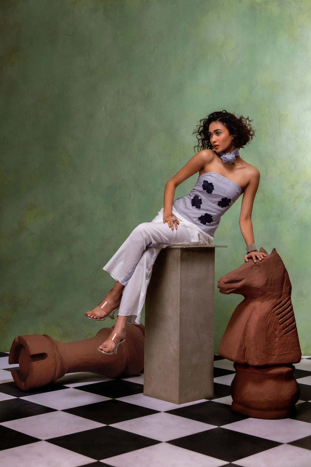 Tanisha In Our Stria Flora Set - vanshika&sakshi