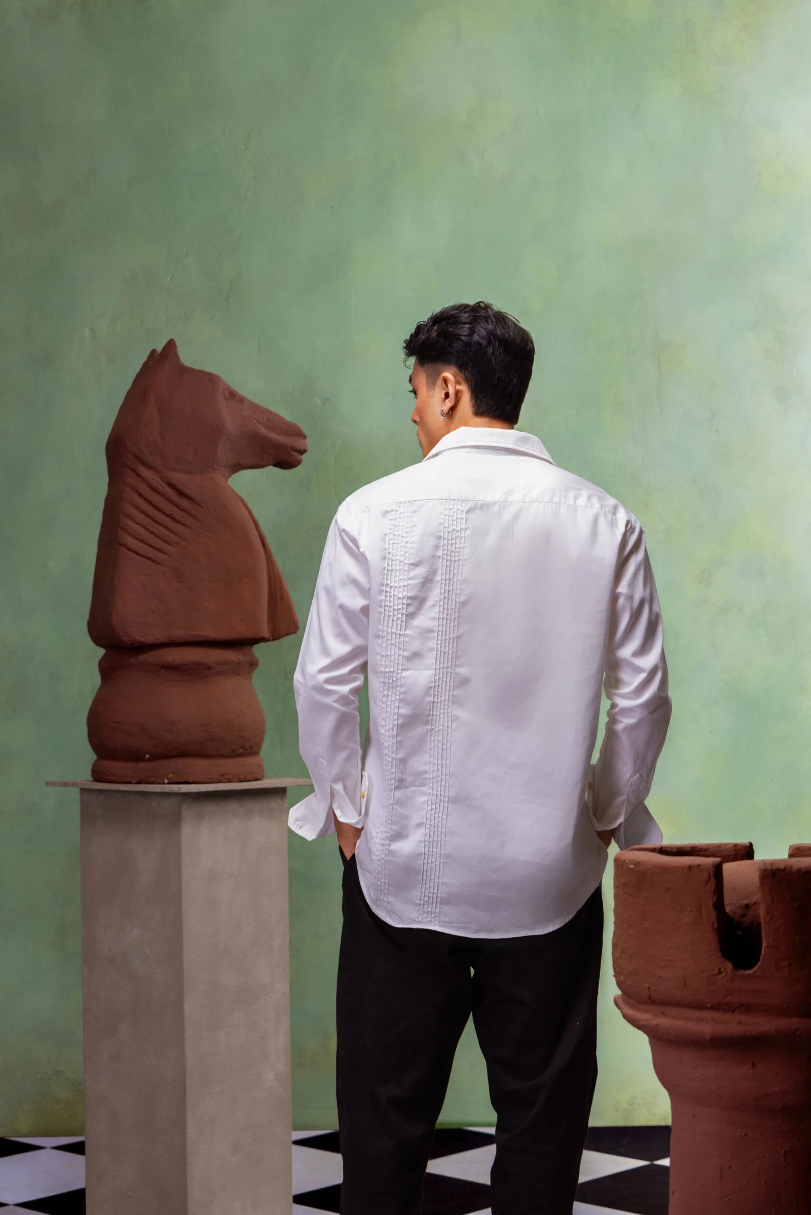 The Azure Bloom  Shirt