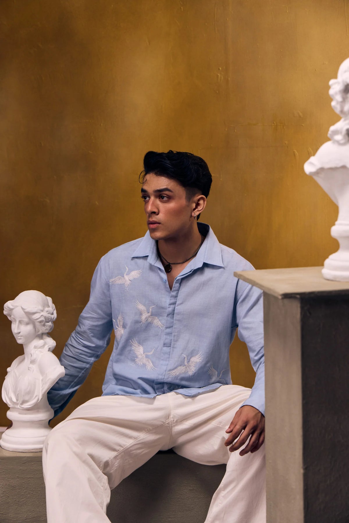 Bhabik Rajput In Our Wings Of Dawn Shirt - vanshika&sakshi