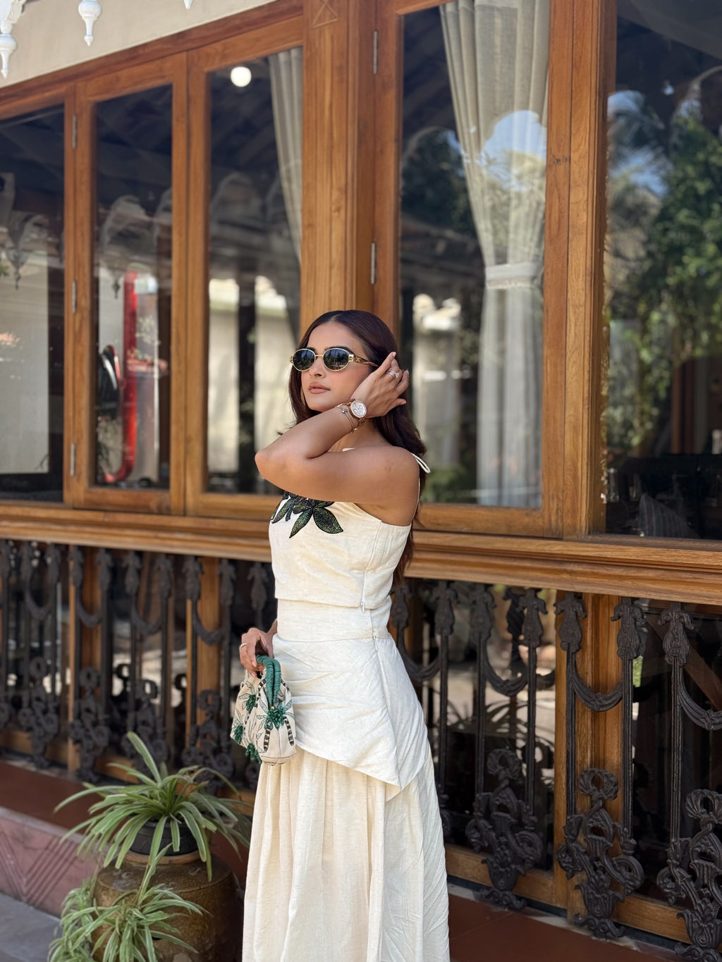 Mauli Patel In Our Eden Bloom Skirt Set - vanshika&sakshi