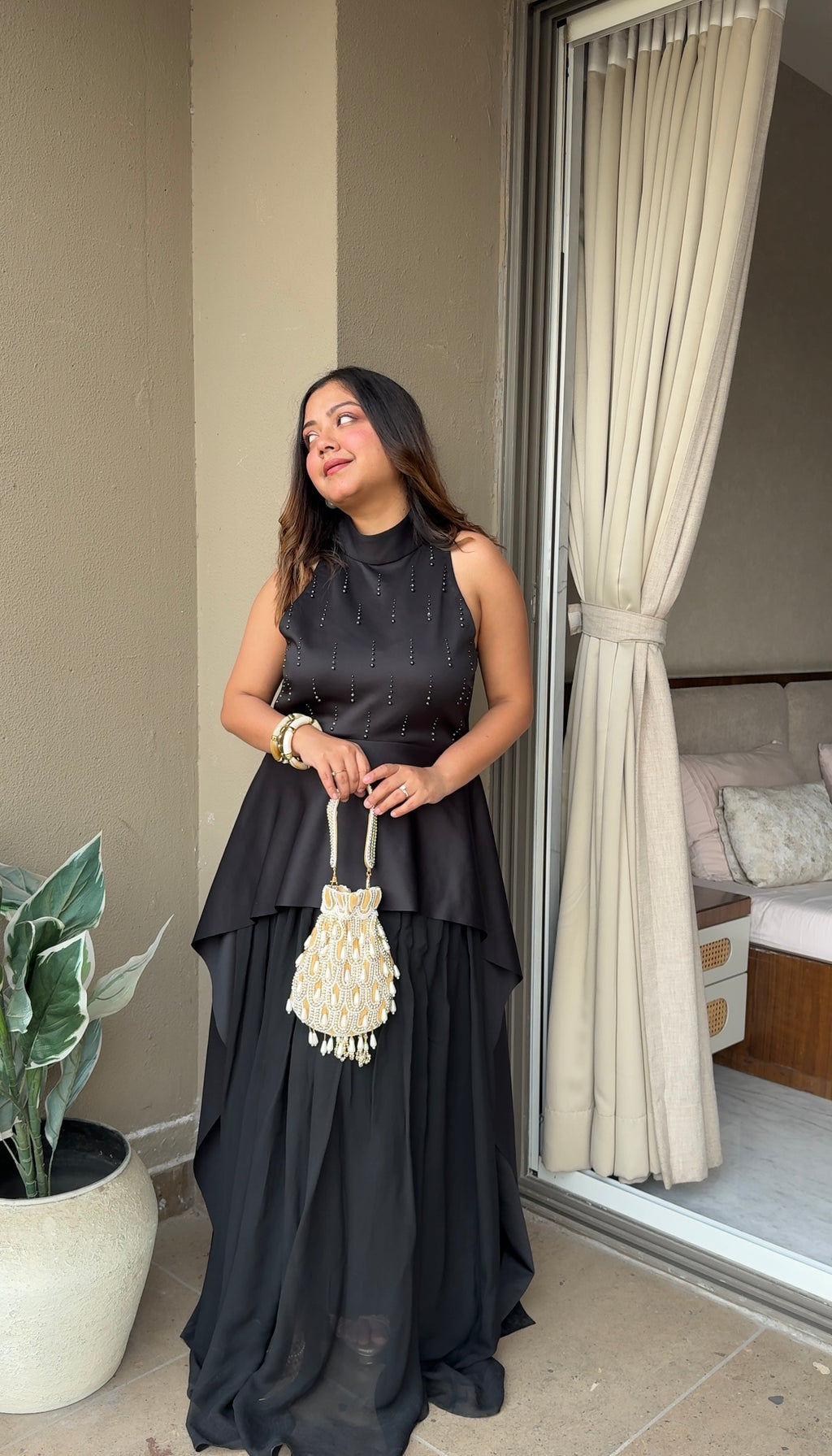 Chahat Saraogi In Our Celestial Comet Set - vanshika&sakshi