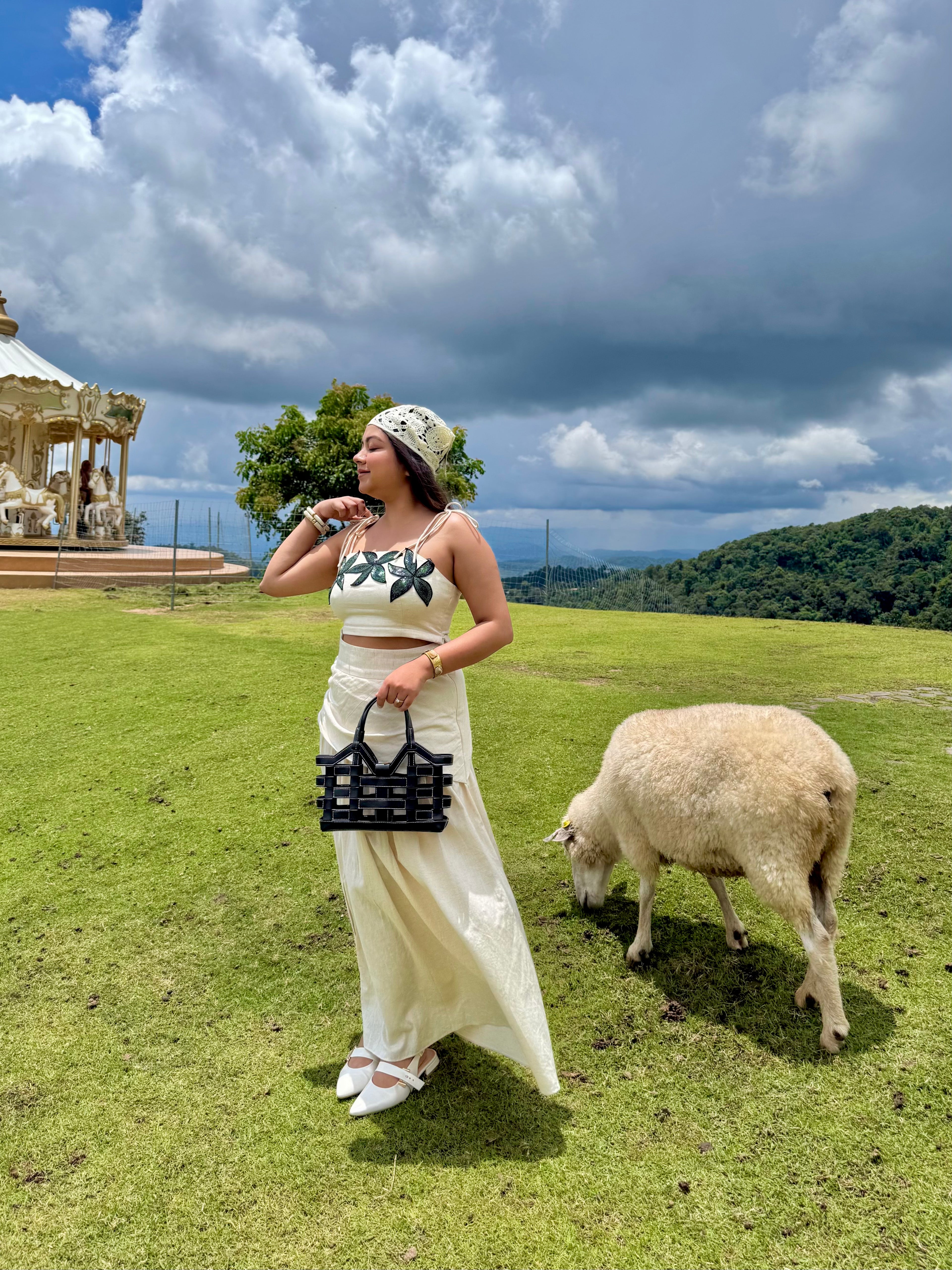 Chahat Saraogi in Our Eden Bloom Skirt Set