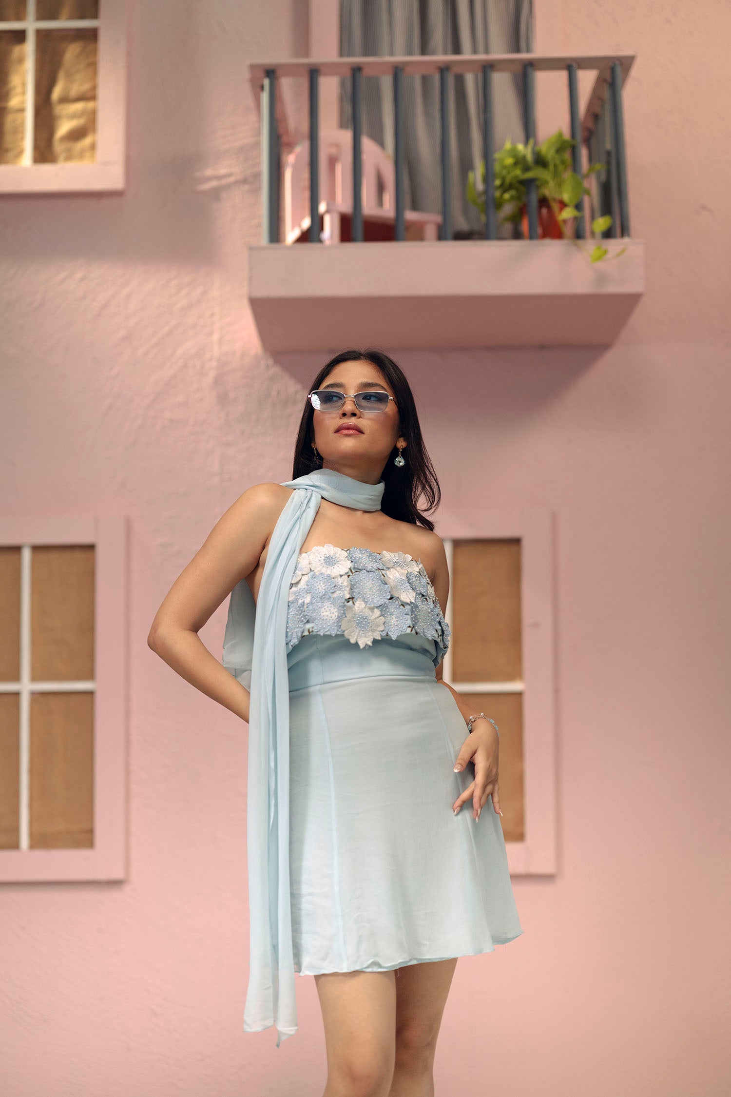 Flora Breeze Short Dress