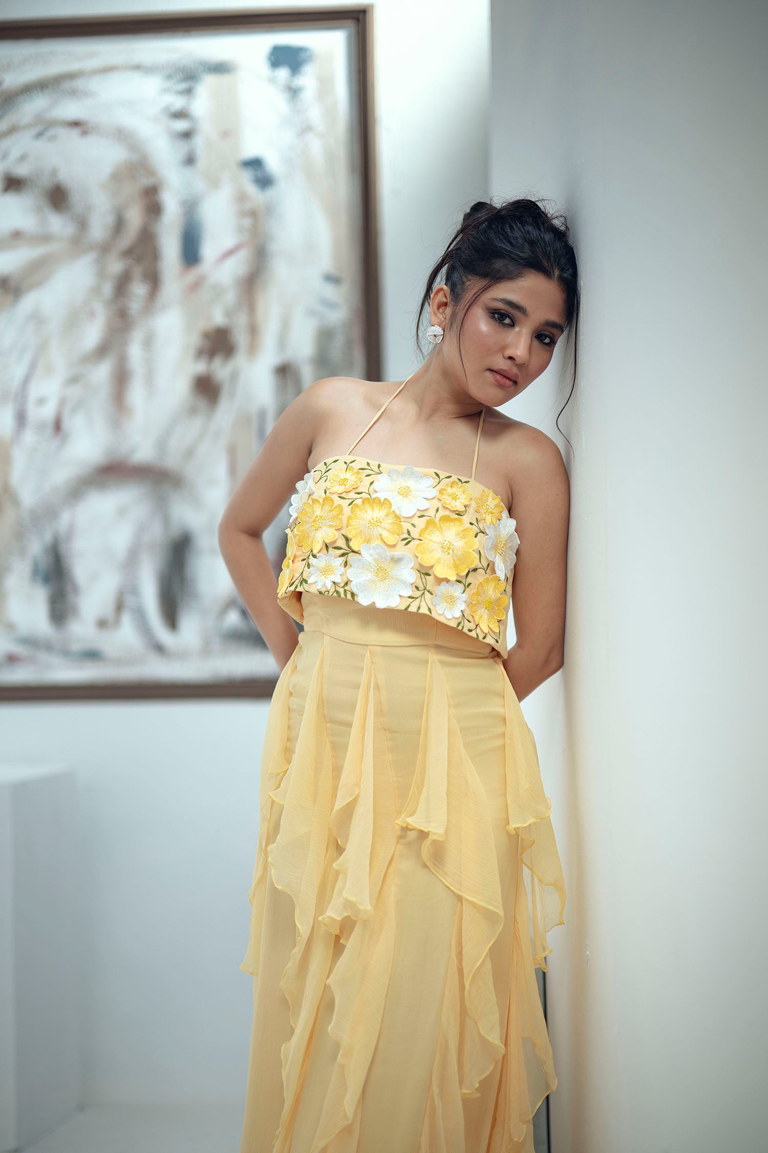 Flora Breeze Dress (Yellow)