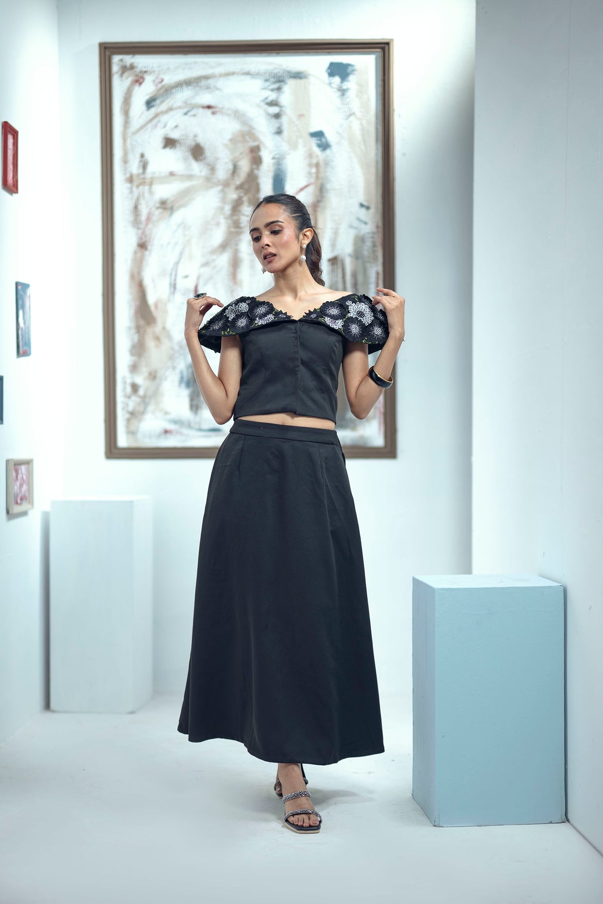 Bloom Burst Skirt Set