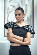 Bloom Burst Top (Black)