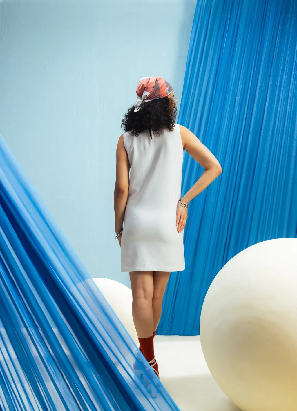 Santorini Escape Dress - vanshika&sakshi