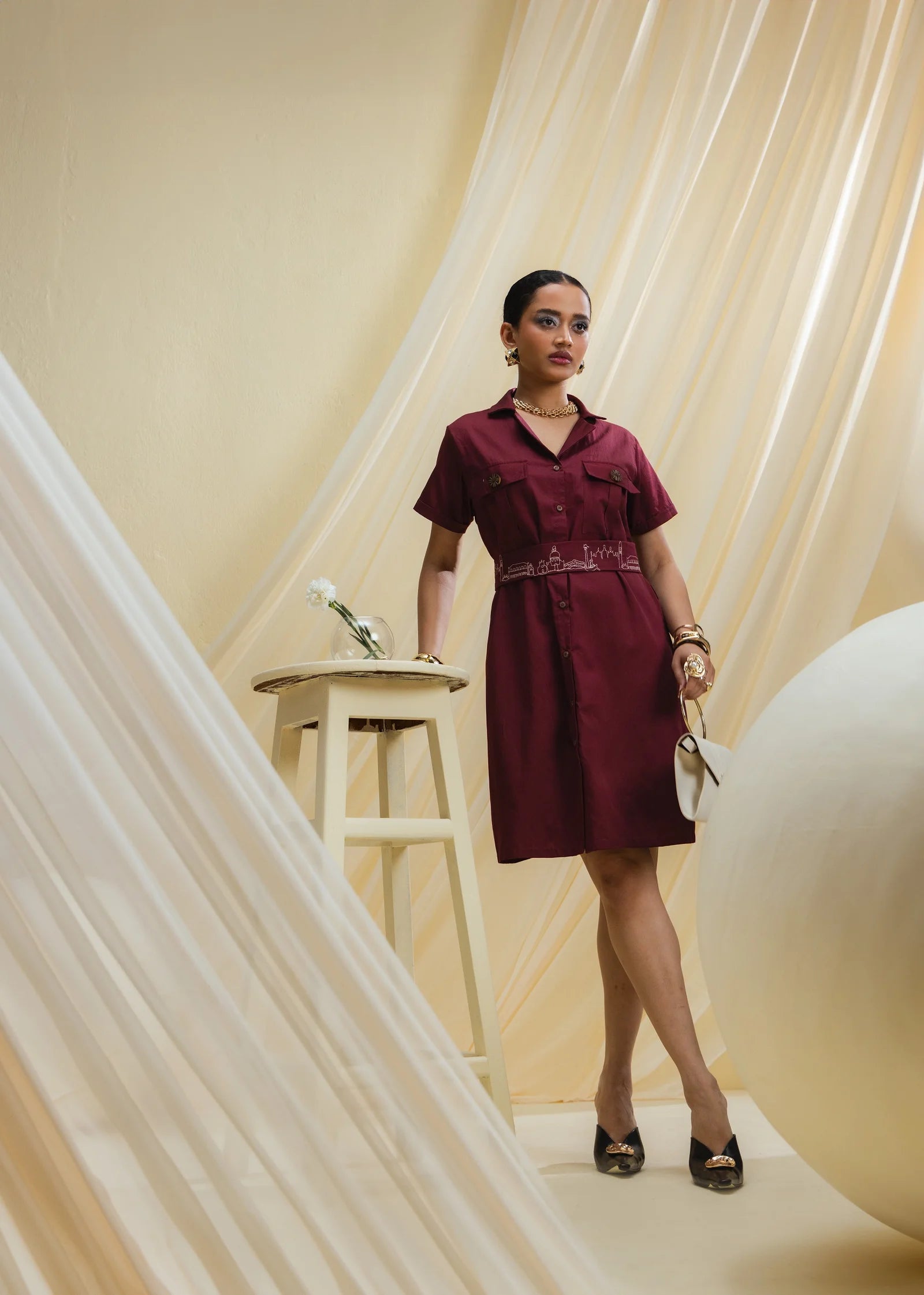 The Vivid Venetian Dress