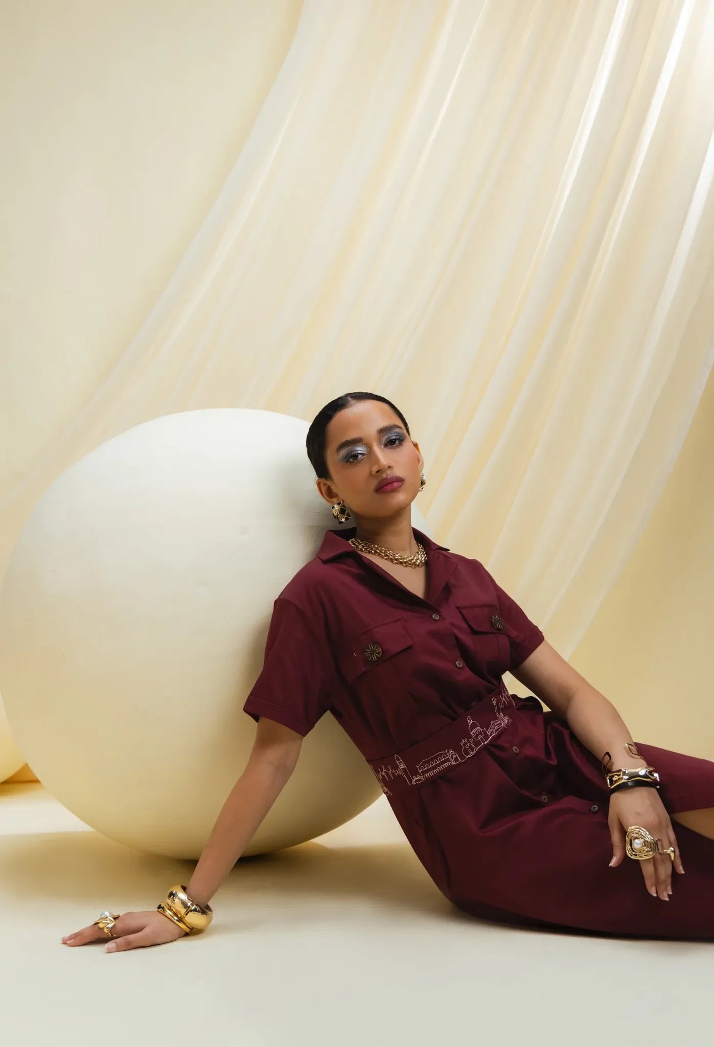 The Vivid Venetian Dress