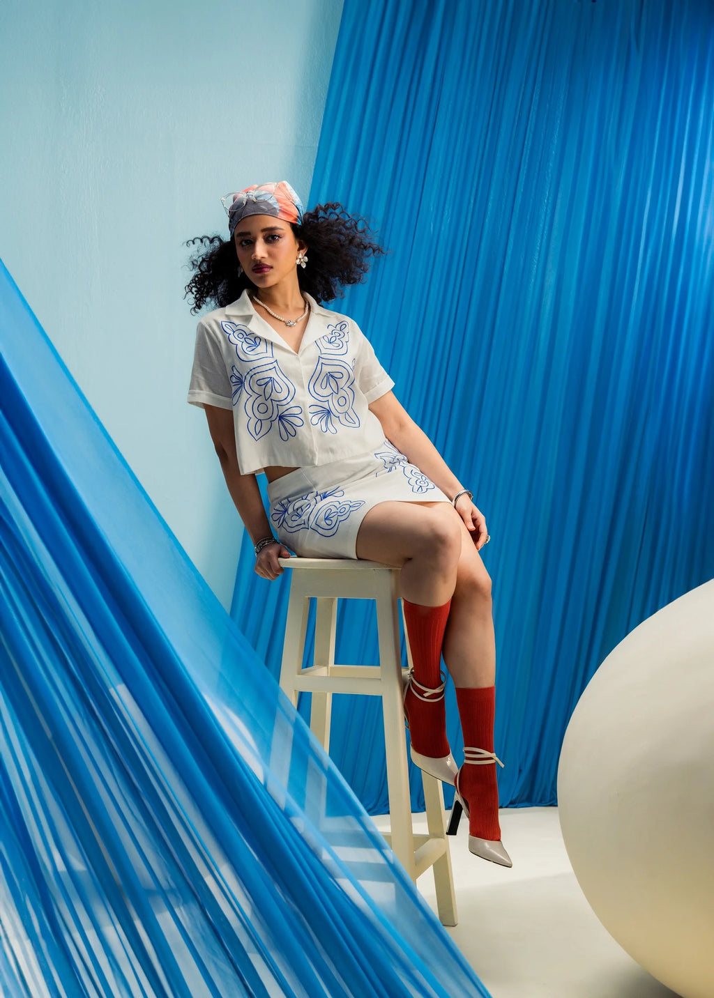 White Breeze Top - vanshika&sakshi