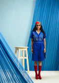 Blue Breeze Dress - vanshika&sakshi