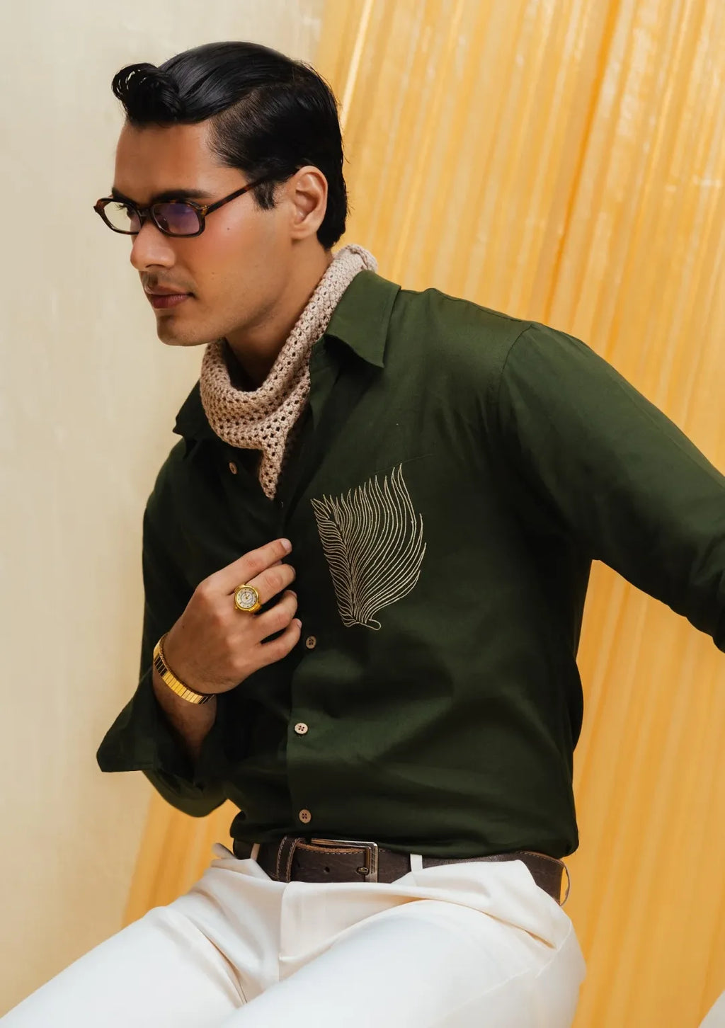 Earthy Groove Shirt - vanshika&sakshi