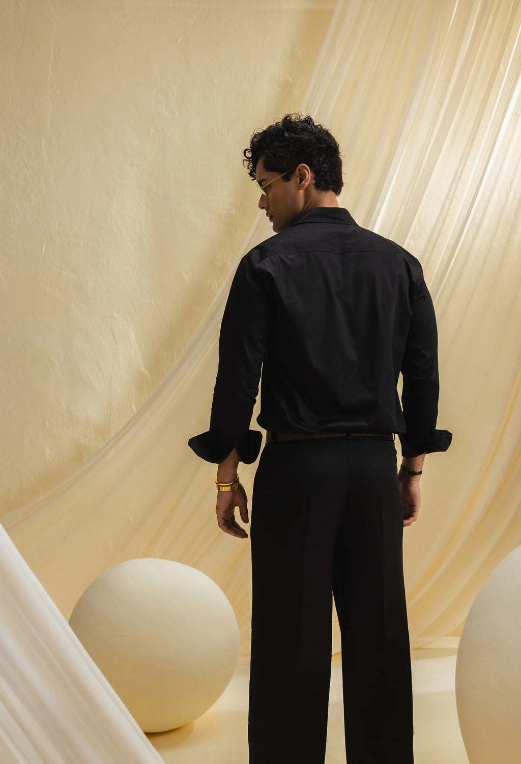 Shivam Kaul In our Celestial Comet Shirt - vanshika&sakshi