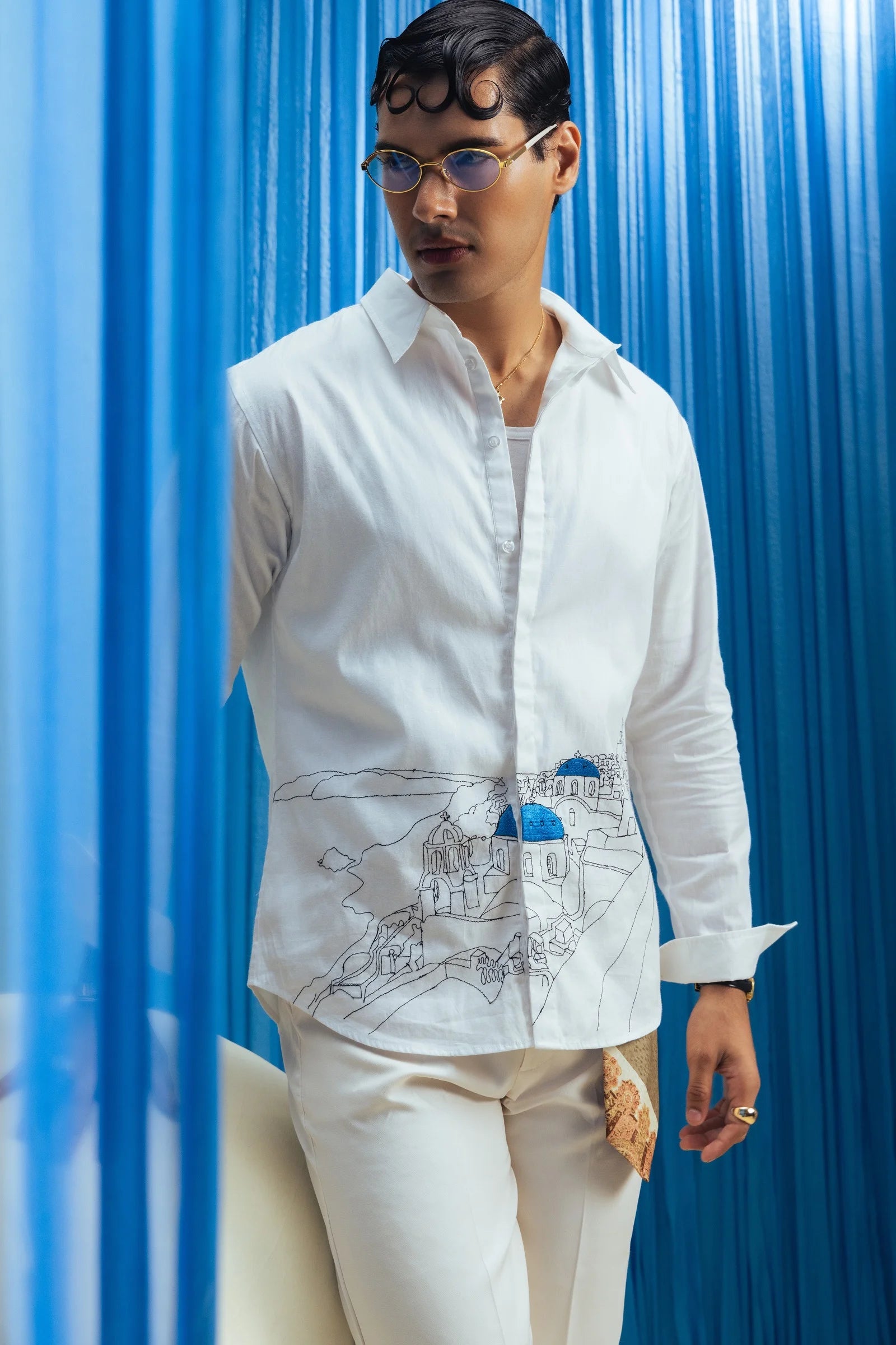 The Santorini Escape Shirt