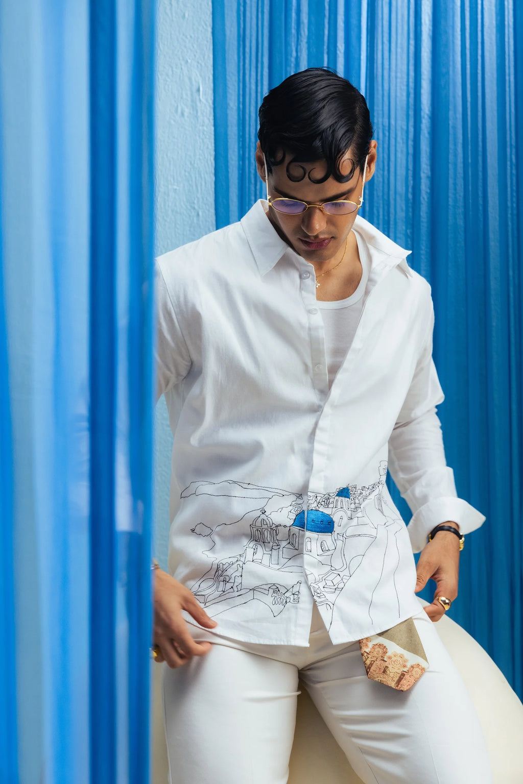 The Santorini Escape Shirt