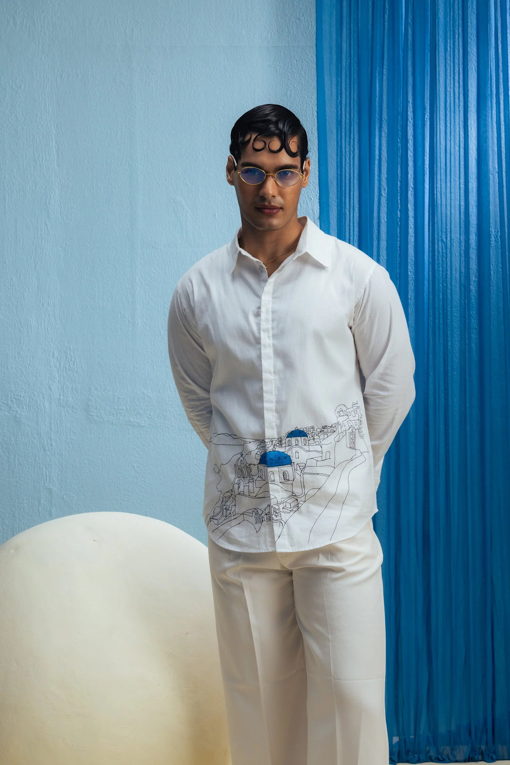 The Santorini Escape Shirt