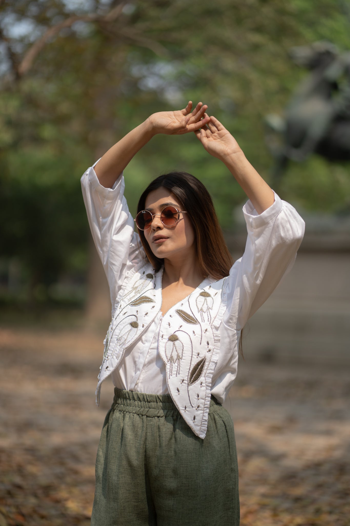 Enchanted Collar Shirt - vanshika&sakshi