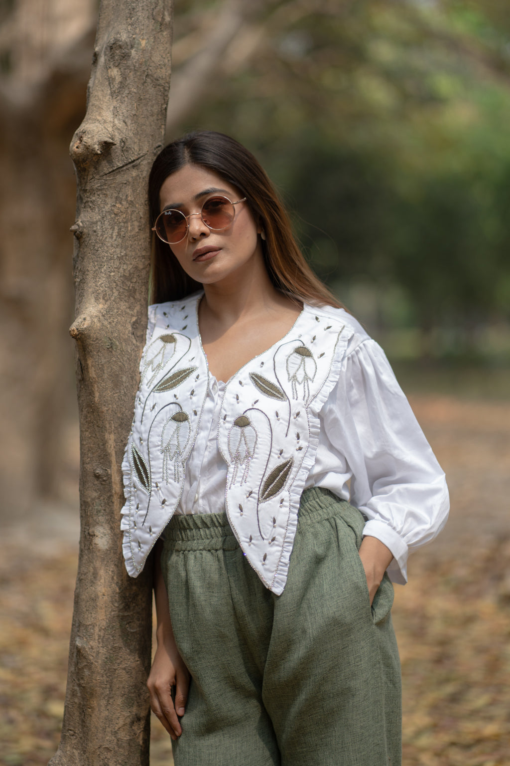 Enchanted Collar Shirt - vanshika&sakshi