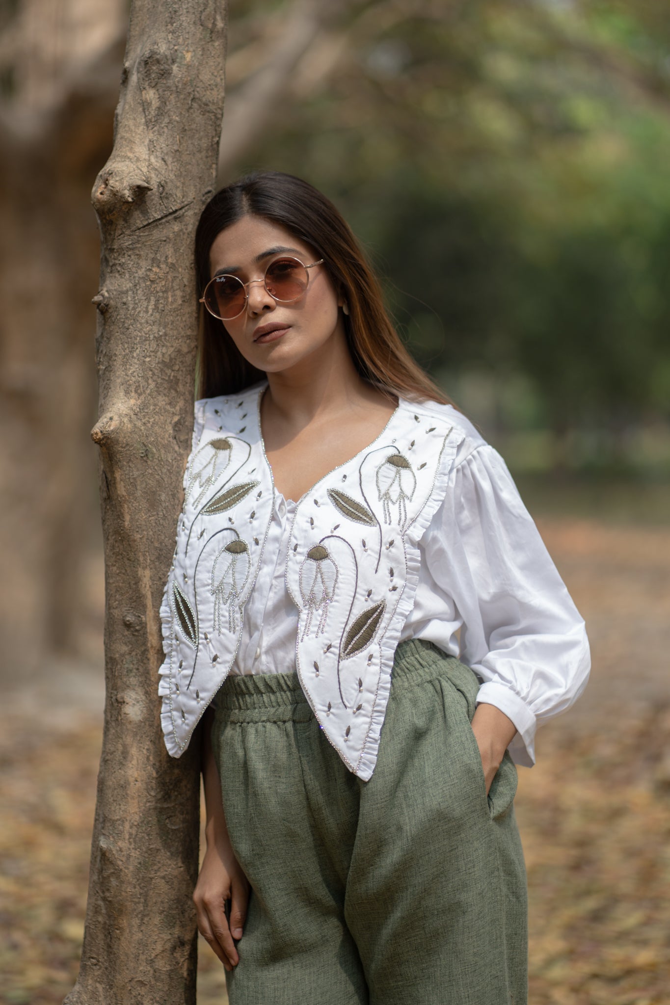 Enchanted Collar Shirt - vanshika&sakshi