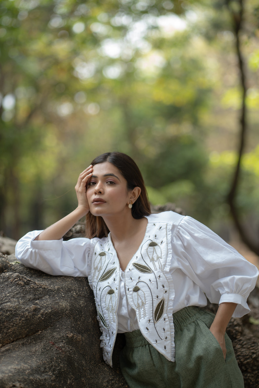 Enchanted Collar Shirt - vanshika&sakshi
