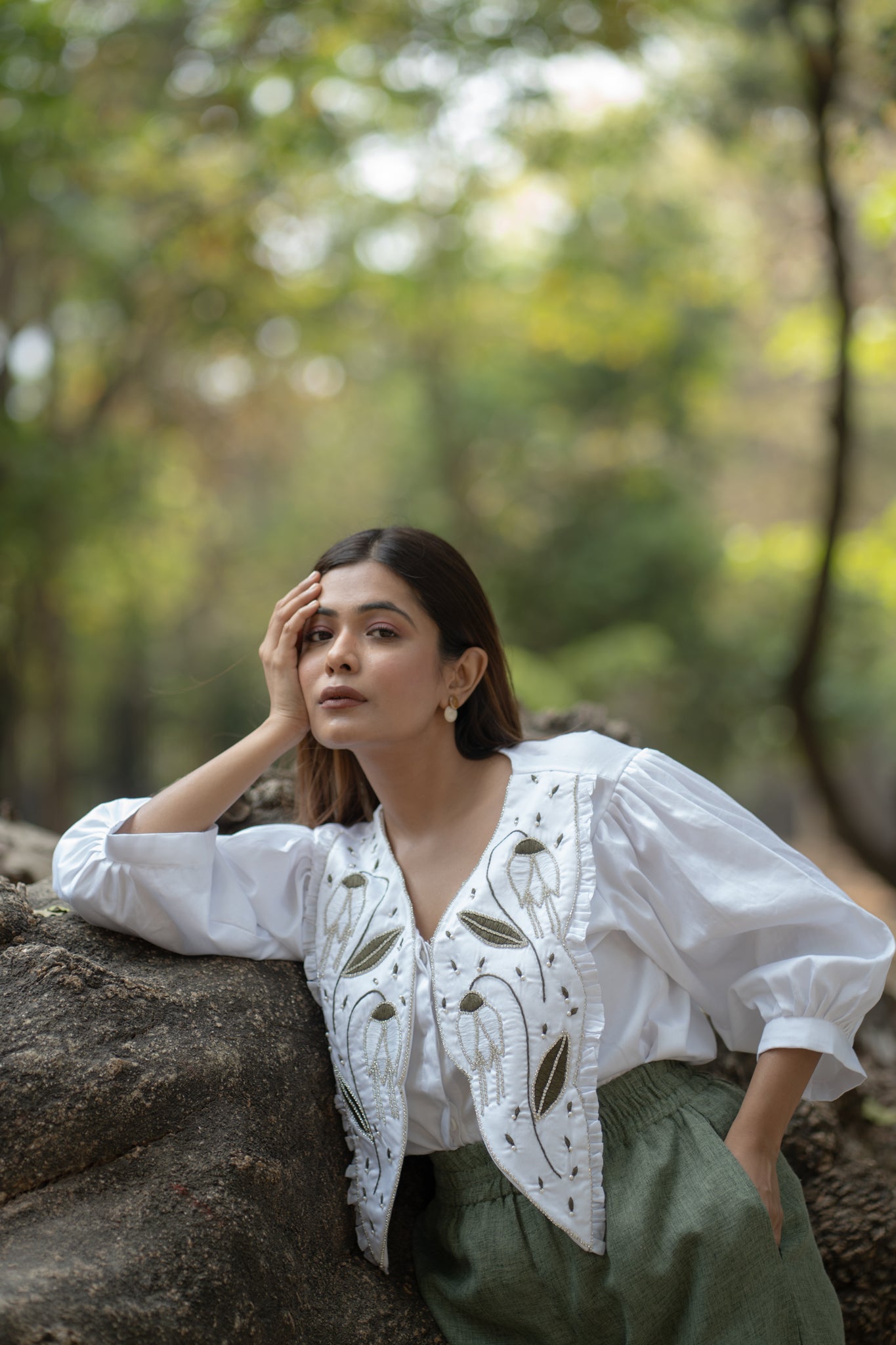 Enchanted Collar Shirt - vanshika&sakshi
