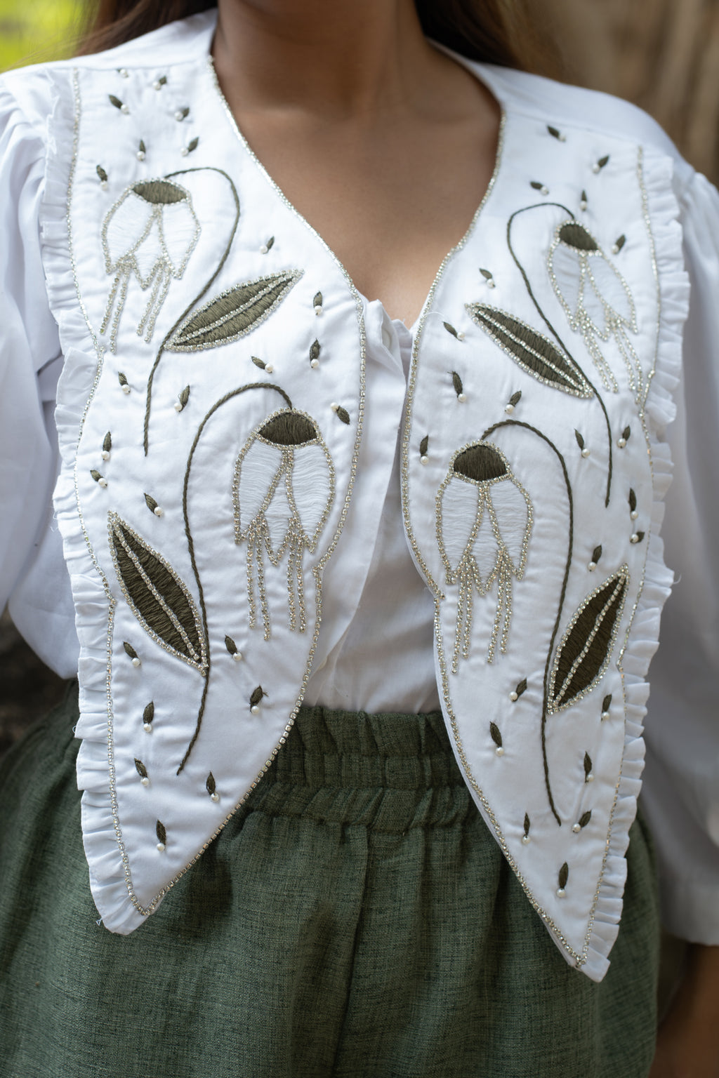 Enchanted Collar Shirt - vanshika&sakshi