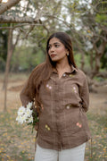 Petal Grid shirt - vanshika&sakshi