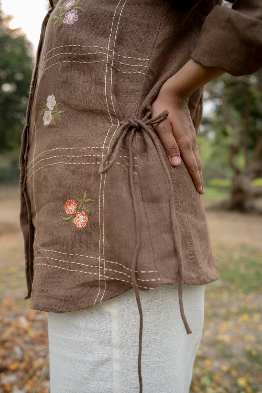 Petal Grid shirt - vanshika&sakshi