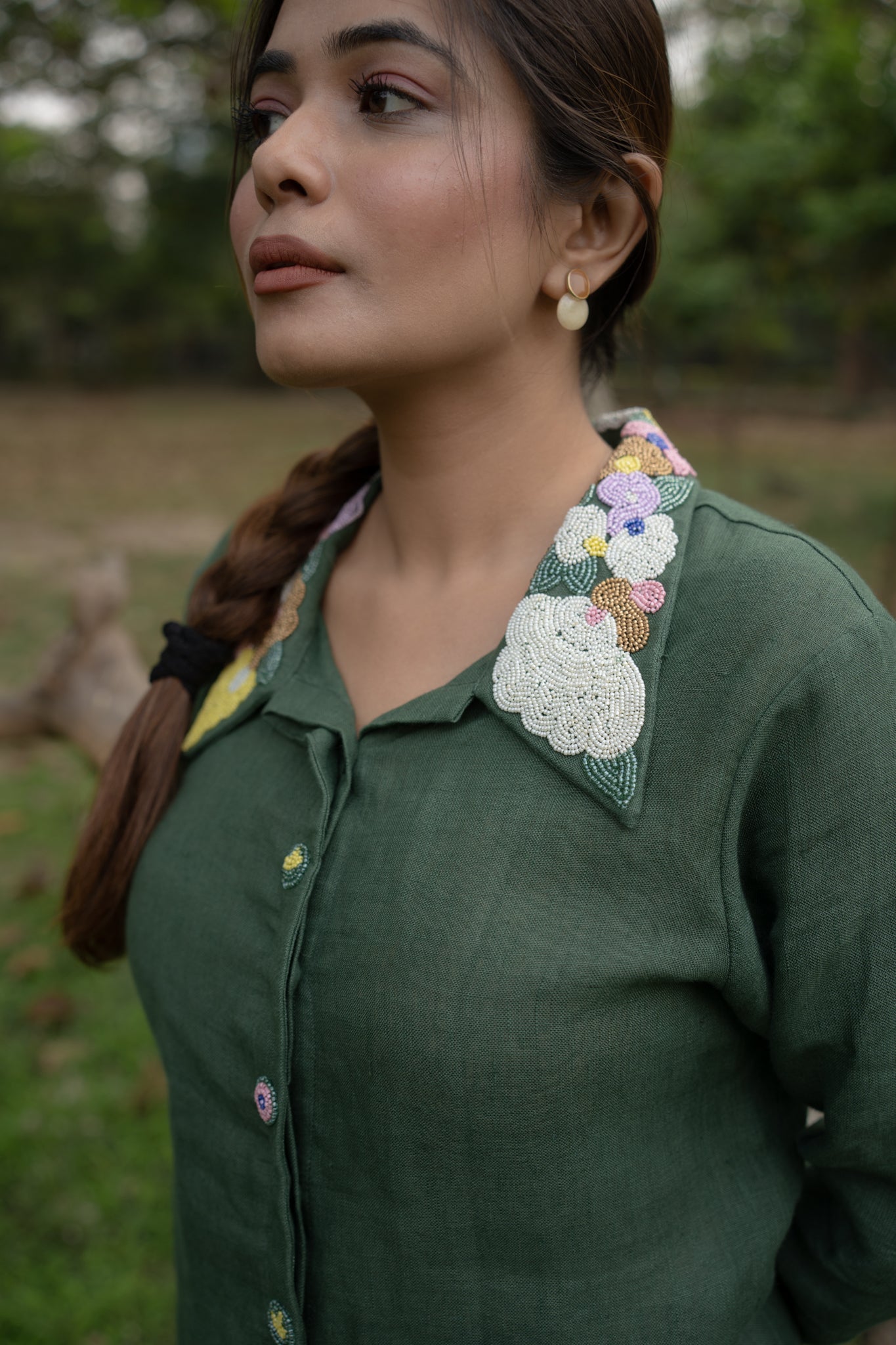 Garden Collar Shirt - vanshika&sakshi