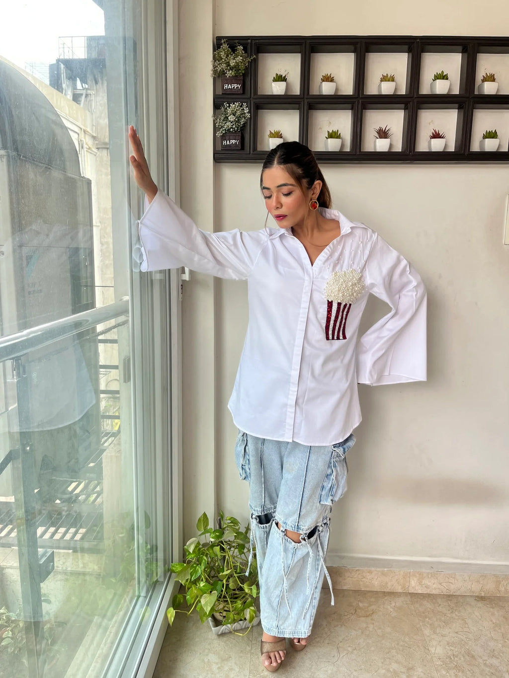 The Playful Popcorn Shirt