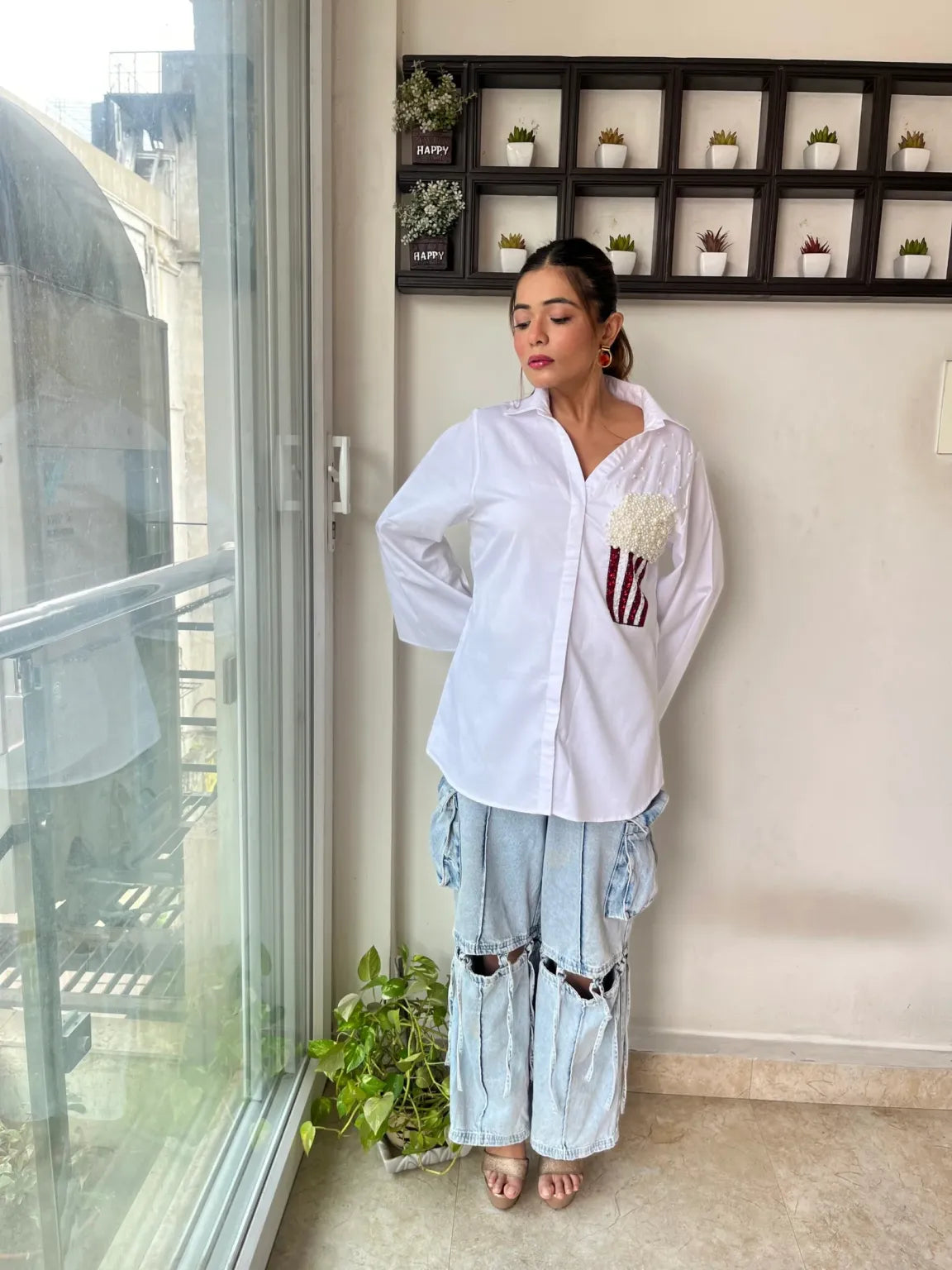 The Playful Popcorn Shirt