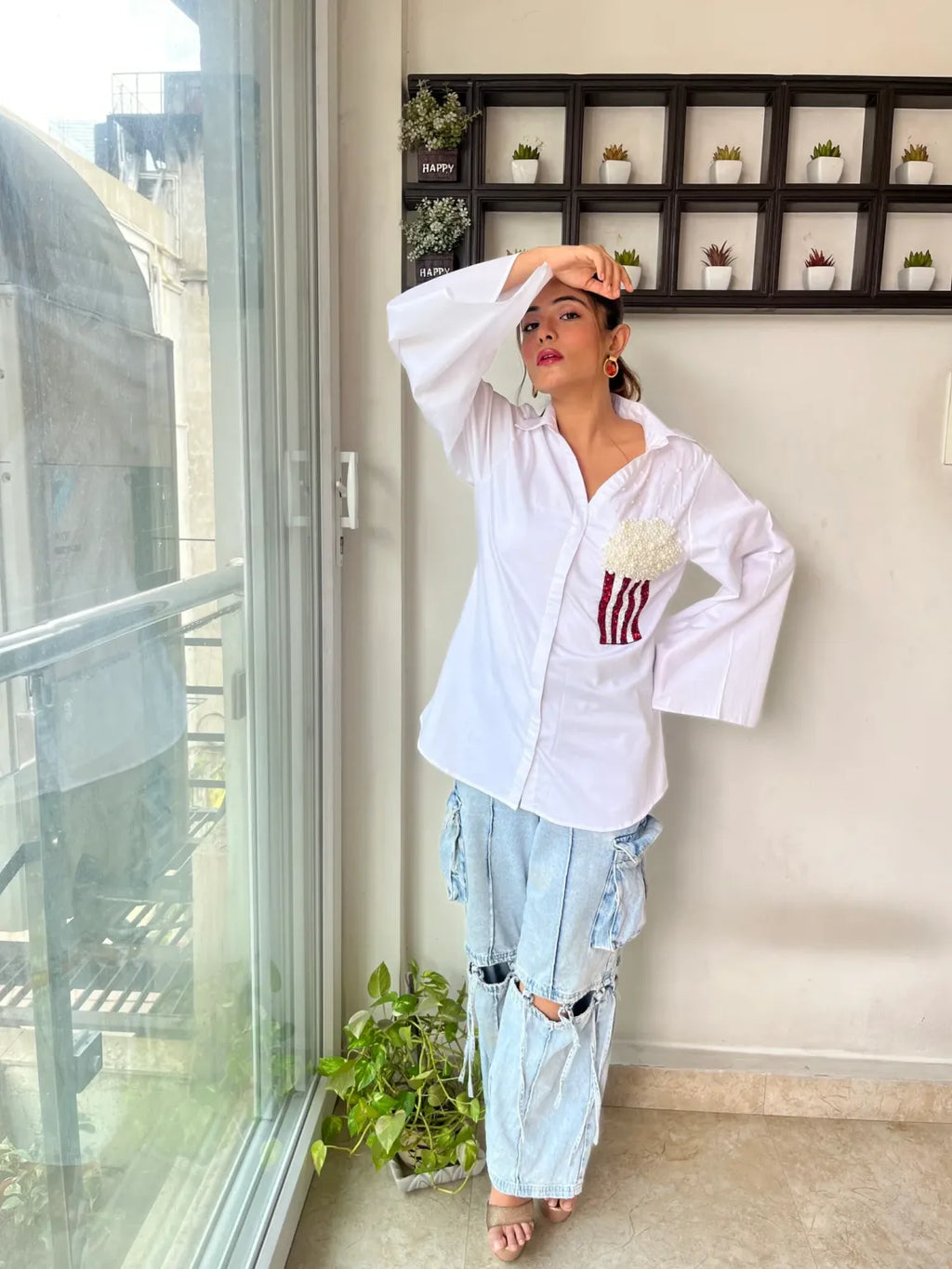 The Playful Popcorn Shirt