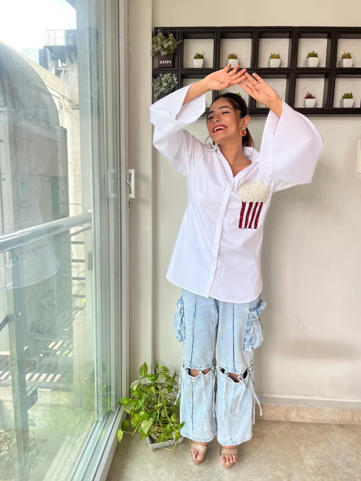 The Playful Popcorn Shirt