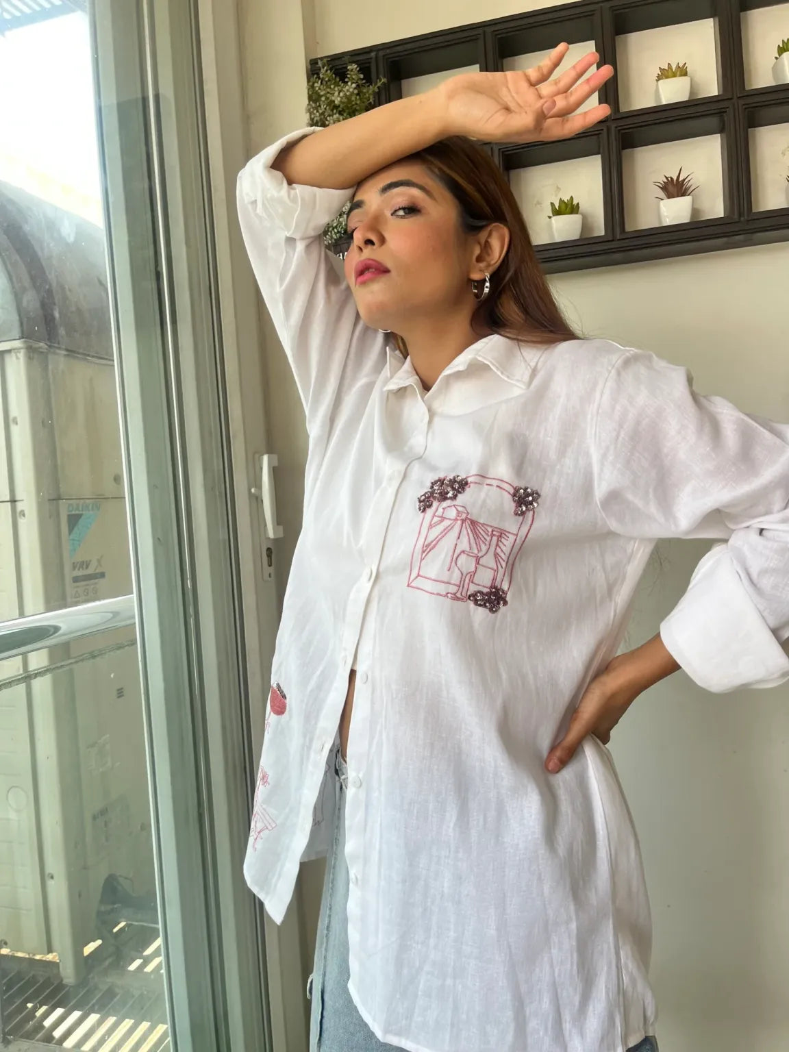 The Sangria Style Shirt (White)