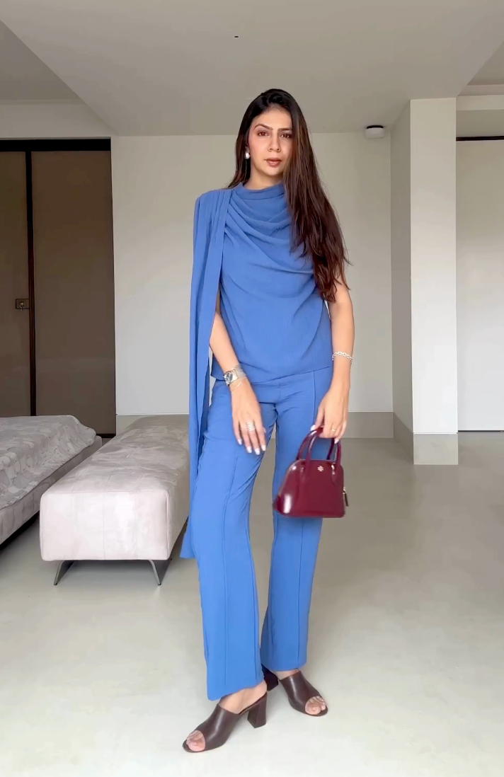 Shreya Lal in Our Fluid Grace Set - vanshika&sakshi