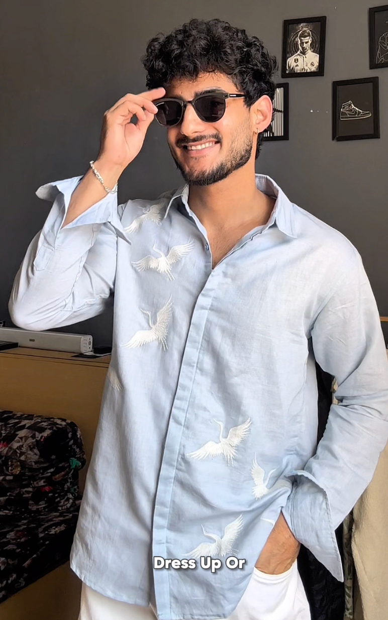 Bhabik Rajput In Our Wings Of Dawn Shirt