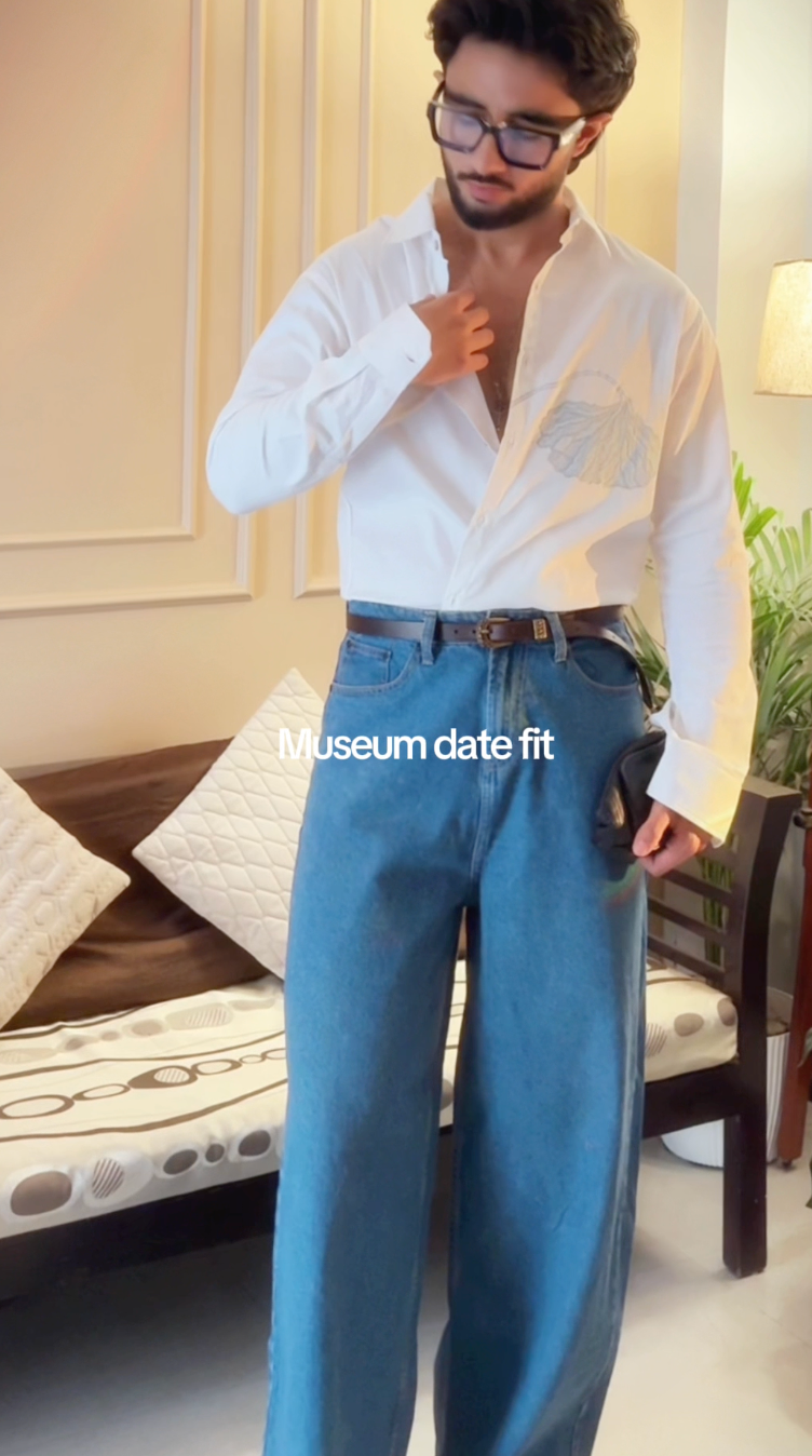 Harsh Gulati In Our Azure Bloom  Shirt - vanshika&sakshi
