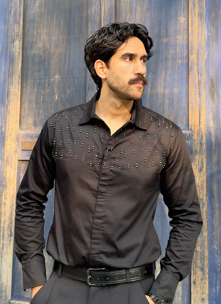 Shivam Kaul In our Celestial Comet Shirt