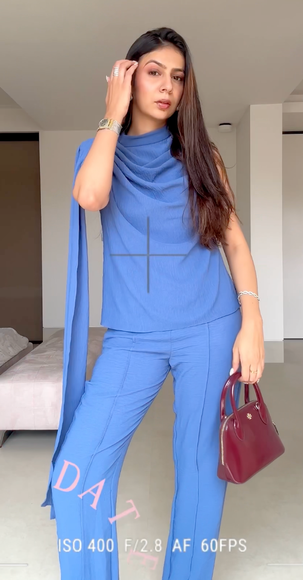 Shreya Lal in Our Fluid Grace Set - vanshika&sakshi