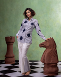 Stria Flora Set (Full sleeves) - vanshika&sakshi