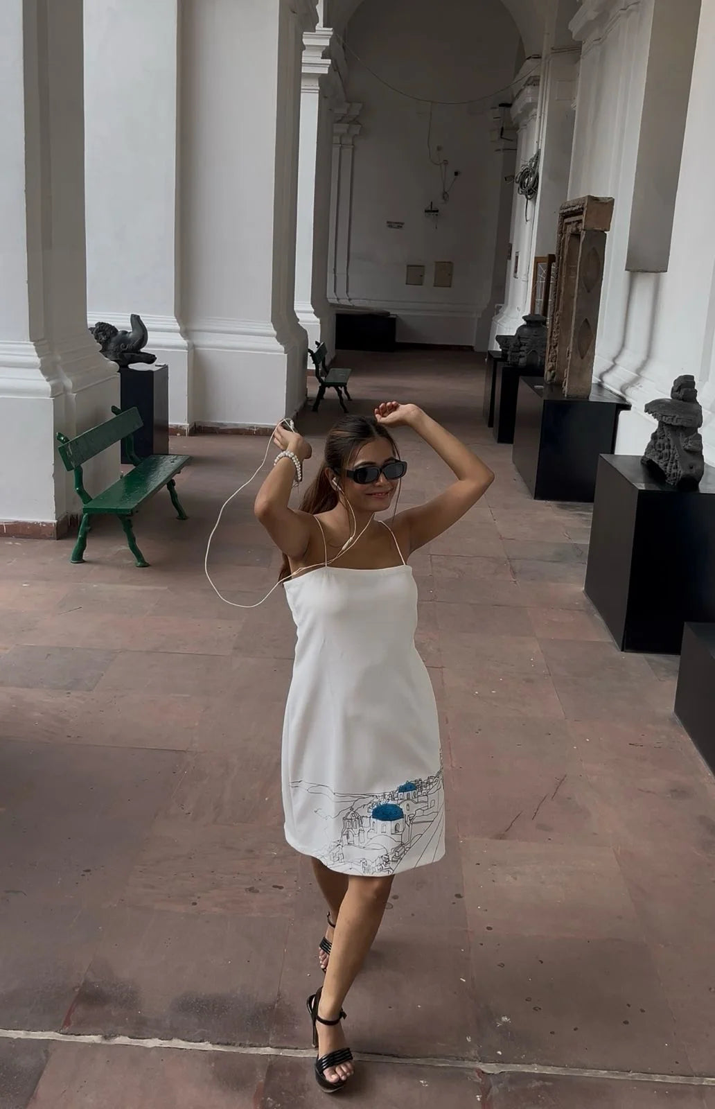 The Santorini Escape Dress