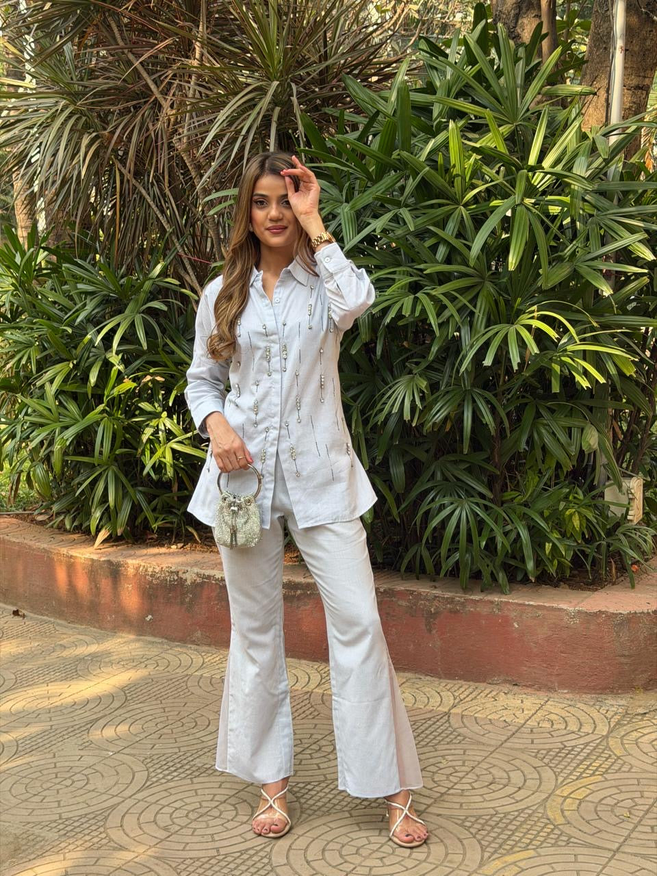 Ahana Shah in Our Falling Diamonds Set - vanshika&sakshi