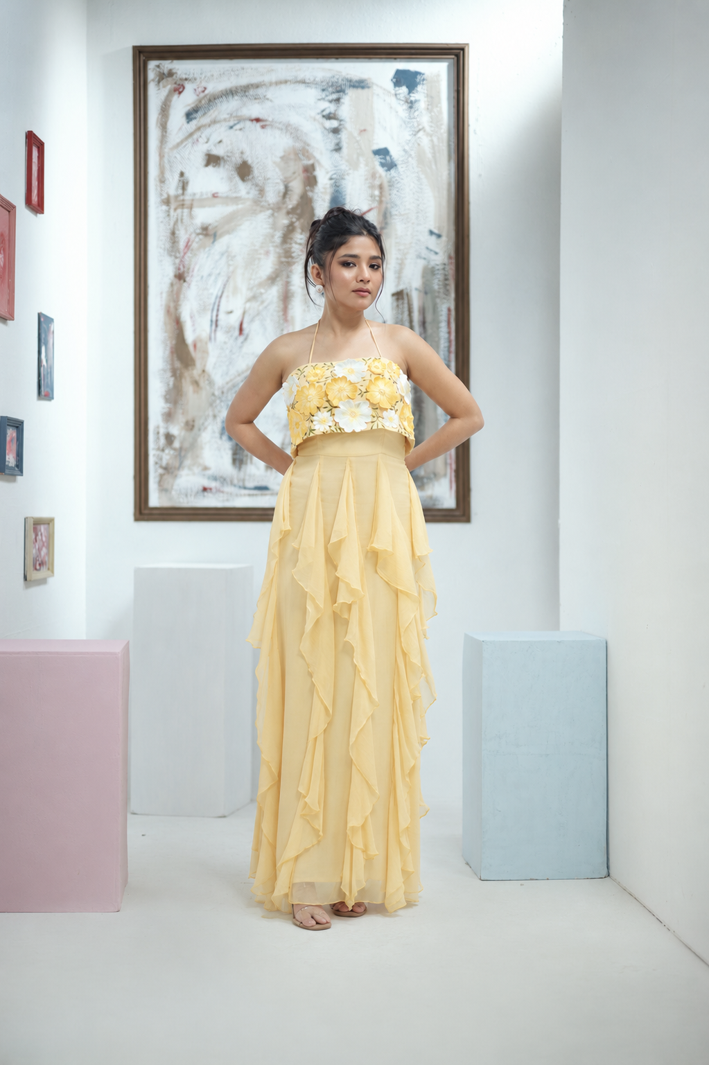 Flora Breeze Dress (Yellow)